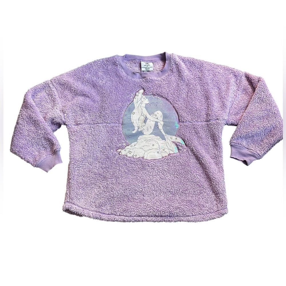 Disney, little mermaid spirit jersey, purple medium